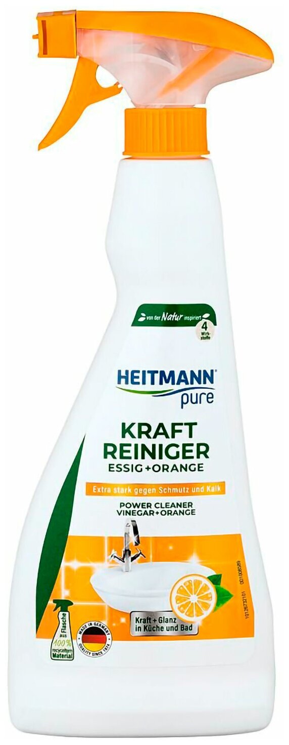 Чистящее средство универсальное HEITMANN Kraft Reinger (500 мл), спрей, против известкового налета и накипи