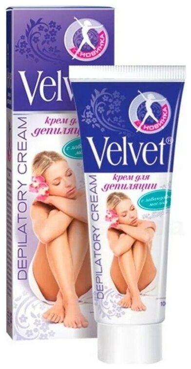 Velvet Крем для депиляции с лавандовым маслом 100 мл 120 г