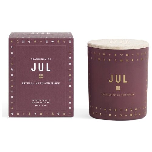 Свеча ароматическая JUL с крышкой, 200 г