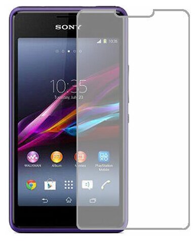 Sony Xperia E1 dual защитный экран Гидрогель Прозрачный (Силикон) 1 штука