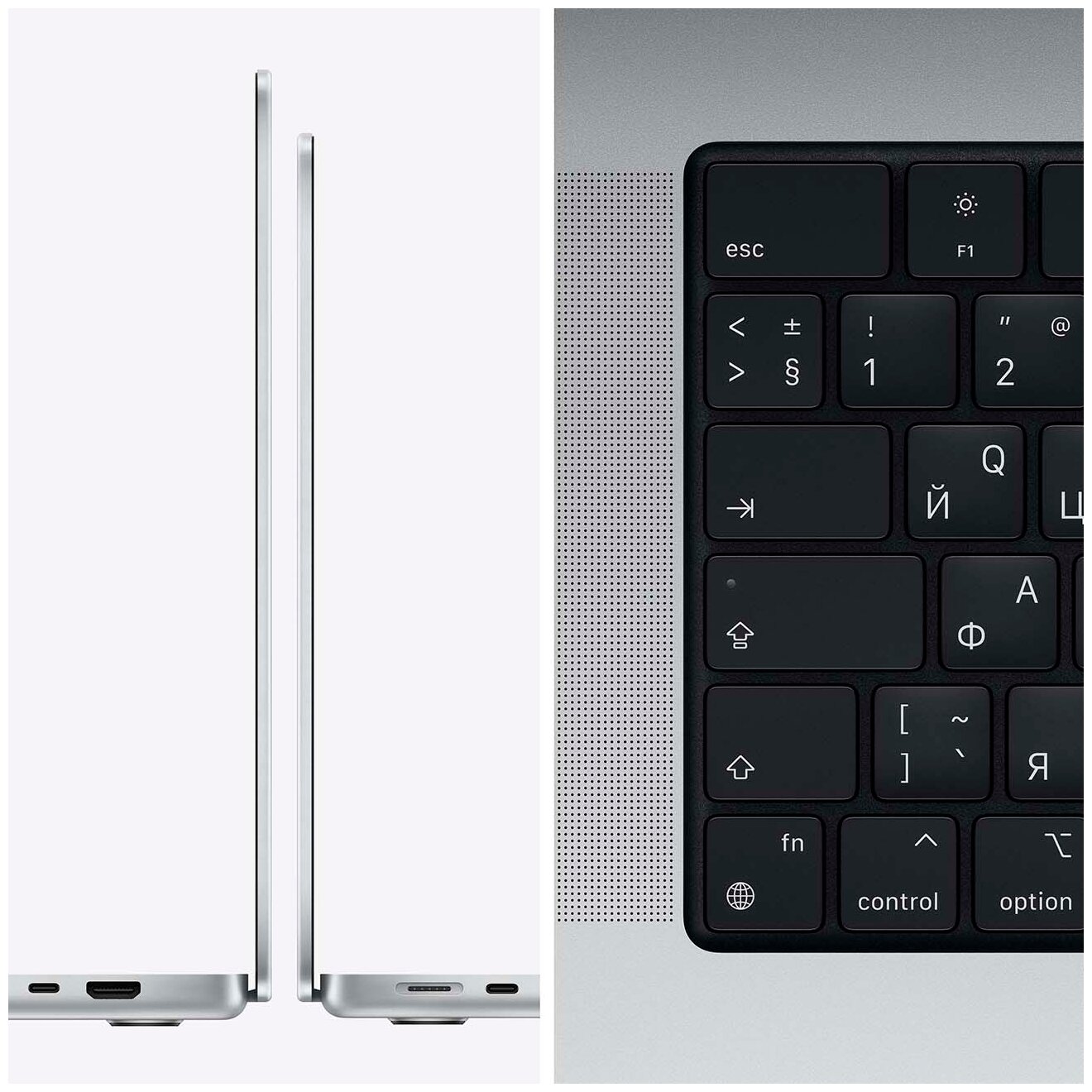 142 Ноутбук Apple MacBook Pro 14 Late 2021 30241964 Apple M1 Pro RAM 16 ГБ SSD 512 ГБ Apple graphics 14-core macOS Z15G000CM серый космос