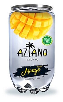 Вода газированная Aziano с манго 350 мл - фотография № 3