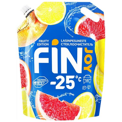 Стеклоомыватель Fin Joy Fruity зимний -25 °С 3 л