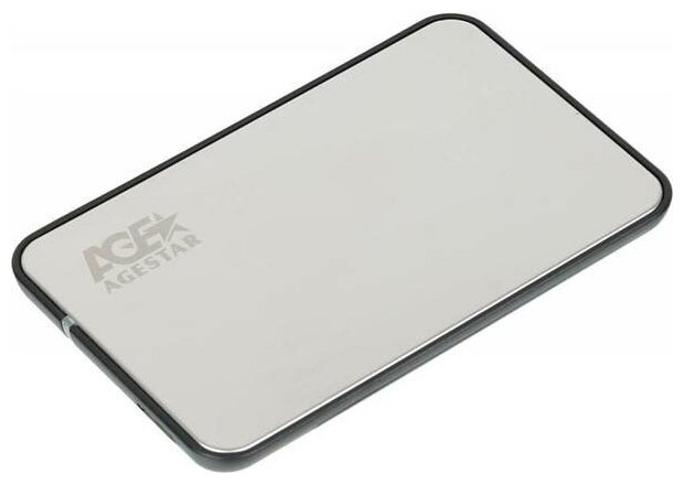 Корпус внешний для HDD AgeStar 3UB2A8S-6G серебристый .