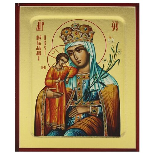 Икона Пресвятой Богородицы Неувядаемый Цвет (на дереве) 125 х 160