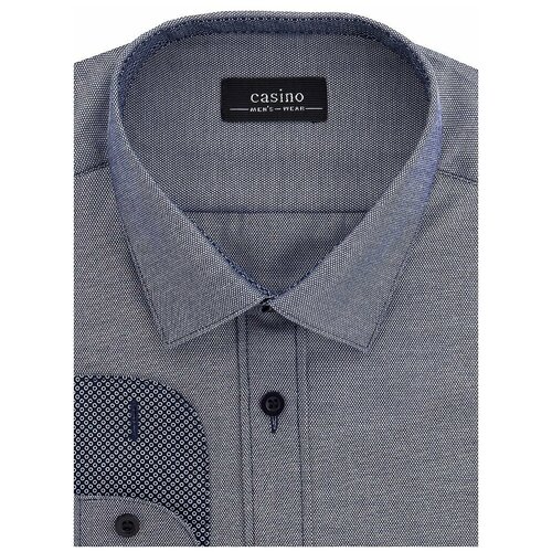фото Рубашка casino, размер 174-184/40, синий