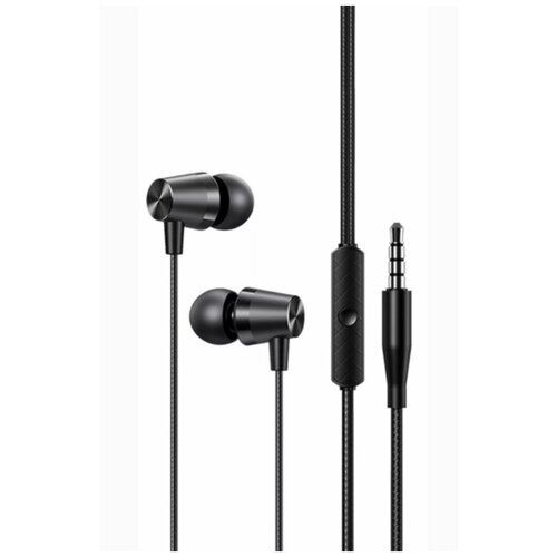 Наушники внутриканальные Usams EP-42 микрофон кнопка ответа кабель 12м цвет чёрный 57900₽