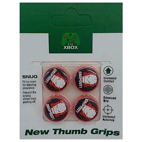 Накладки на стики для геймпада Call of Duty 4 шт БелыйКрасныйЧерный Xbox One 159000₽