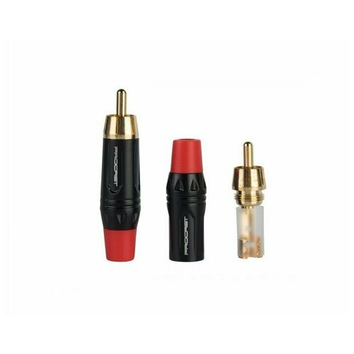 Разъем RCA (Папа) PROCAST Cable RCA 6/TT/Red rca male to 2 rca male connector cable dual stereo audio wire extension cable av for dvd tv cd sound amplifier