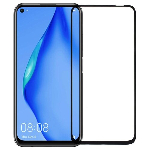 Защитное стекло для Huawei P40 Lite (JNY-LX1) П/П черное