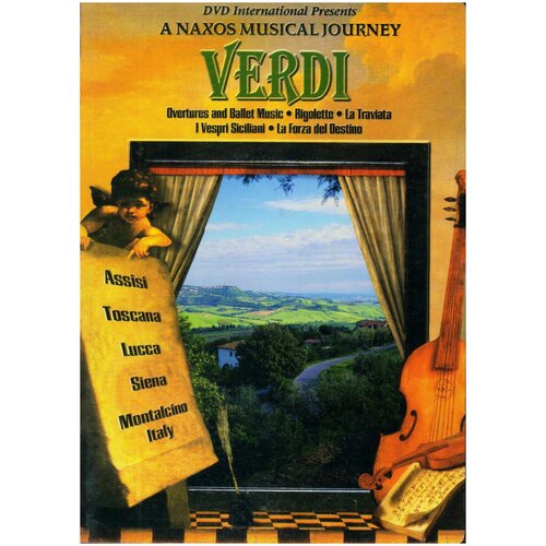 Verdi-Overtures*La Forza Del Destino Rigolett La Traviata-Musical Journey-Assisi Tuscan Naxos DVD USA (ДВД Видео 1шт) No Region Coding tchaikovsky violin concerto serenade for string musical journey naxos dvd двд видео 1шт no region coding