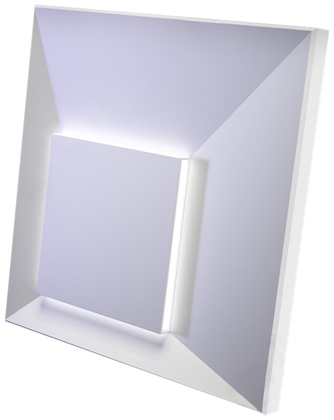 3D стеновая панель из гипса MALEVICH LED (холодное свечение) Artpole