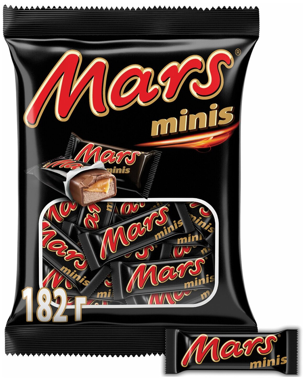 Шоколадные батончики MARS "Minis", 182 г, 2261