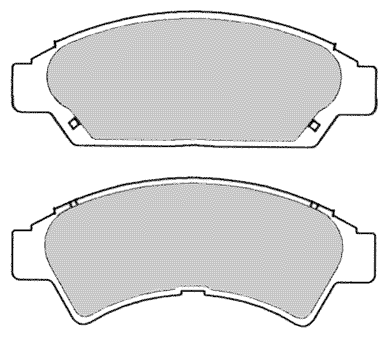 ALLIED NIPPON ADB0923 ADB 0923_колодки дисковые передние!\ Toyota Camry SV30 90-94