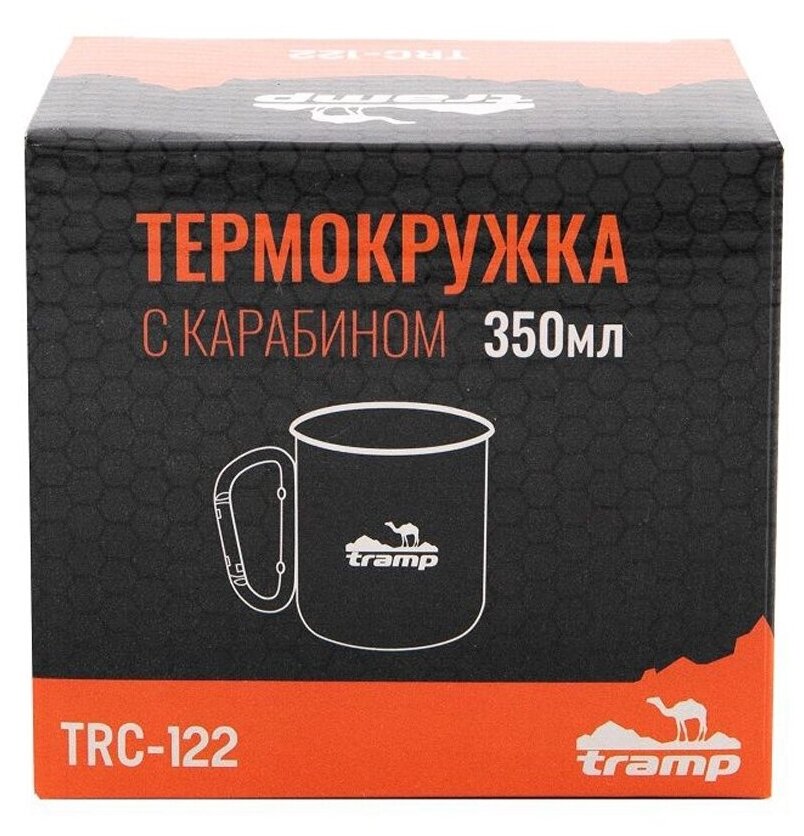 Tramp Термокружка с карабином 350 мл, TRC-122