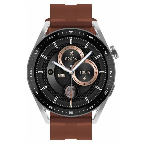 Умные часы HW28 с бесконтактной зарядкой Круглые смарт часы с голосовым помощником SmartWatch HW28 239900₽