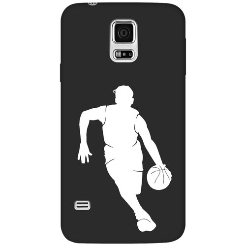 Матовый чехол Basketball W для Samsung Galaxy S5 / Самсунг С5 с 3D эффектом черный матовый чехол kickboxing w для samsung galaxy s5 самсунг с5 с 3d эффектом черный