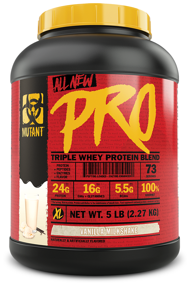 Протеин Mutant Pro, 2270 гр, ванильный молочной коктейль