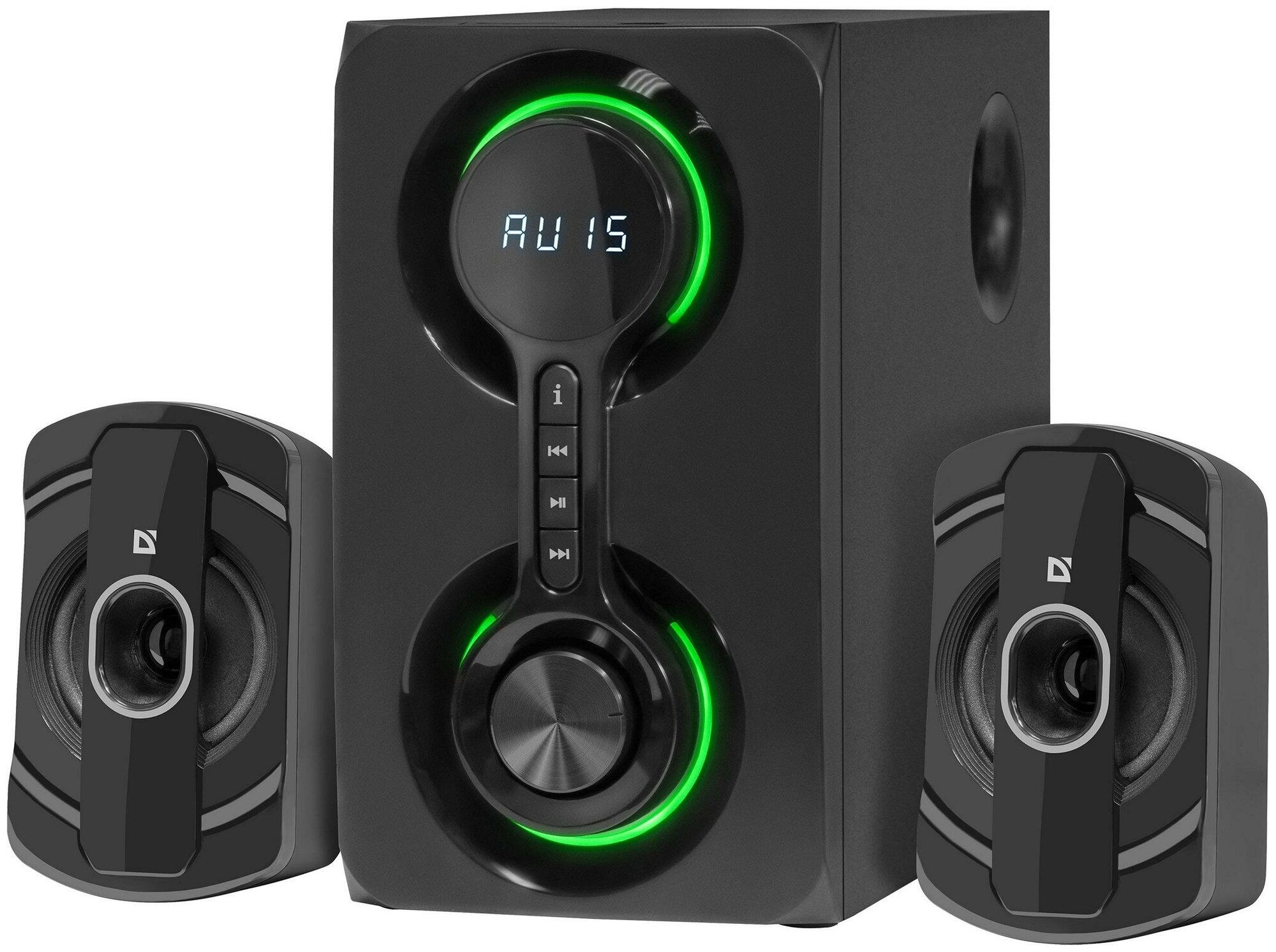 Колонки с сабвуфером Defender Eclipse акустическая стерео система 2140 Вт Bluetooth 50 MP3-плеер FM usb дерево