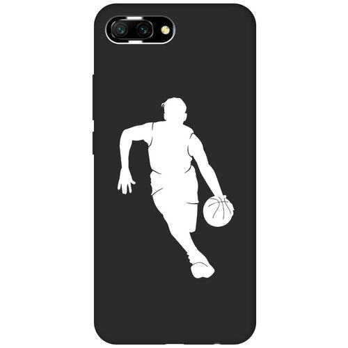 Матовый чехол Basketball W для Honor 10 / Хонор 10 с 3D эффектом черный матовый чехол instaholic w для honor 10 хонор 10 с 3d эффектом черный