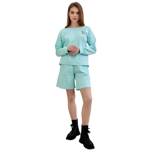 фото Костюм lika dress, размер 44, зеленый