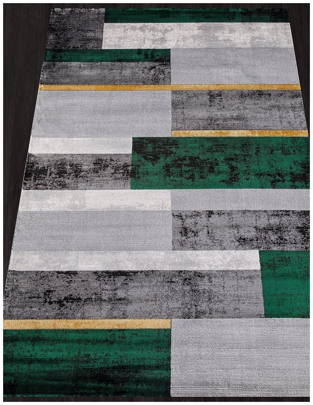 фото Ковер OMEGA - Прямоугольник Зеленый, Современный, Ковер на пол, в гостиную, спальню, в ассортименте, Турция, Бельгия, Турция (80 см. на 150 см.)