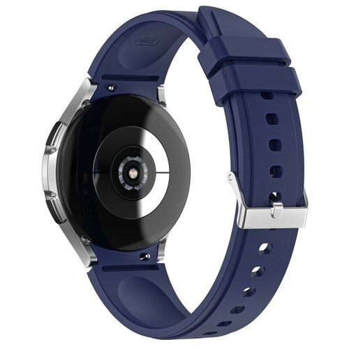 сменный ремешок samsung ridge galaxy watch4 classic m l темно синий Силиконовый ремешок Grand Price для Samsung Galaxy Watch 4 Classic, синий