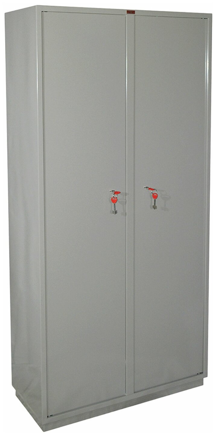 Шкаф металлический для документов КБС-10, (1850х880х390 мм; 90 кг), 2 отделения, сварной