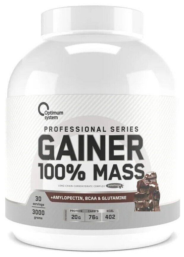  Optimum system Gainer 100% Mass (3000 ), 