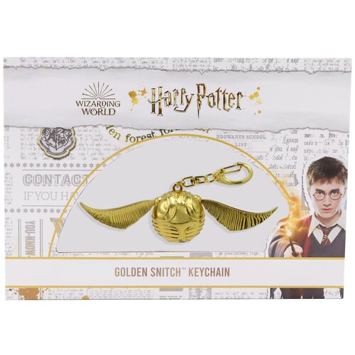 Harry Potter Коллекционный металлический брелок Гарри Поттер Золотой Снитч 12 см HP8400