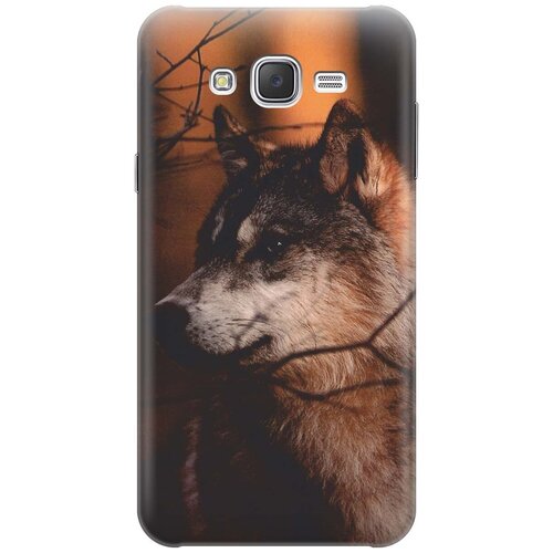RE: PA Накладка Transparent для Samsung Galaxy J7 (2015) с принтом Красивый волк