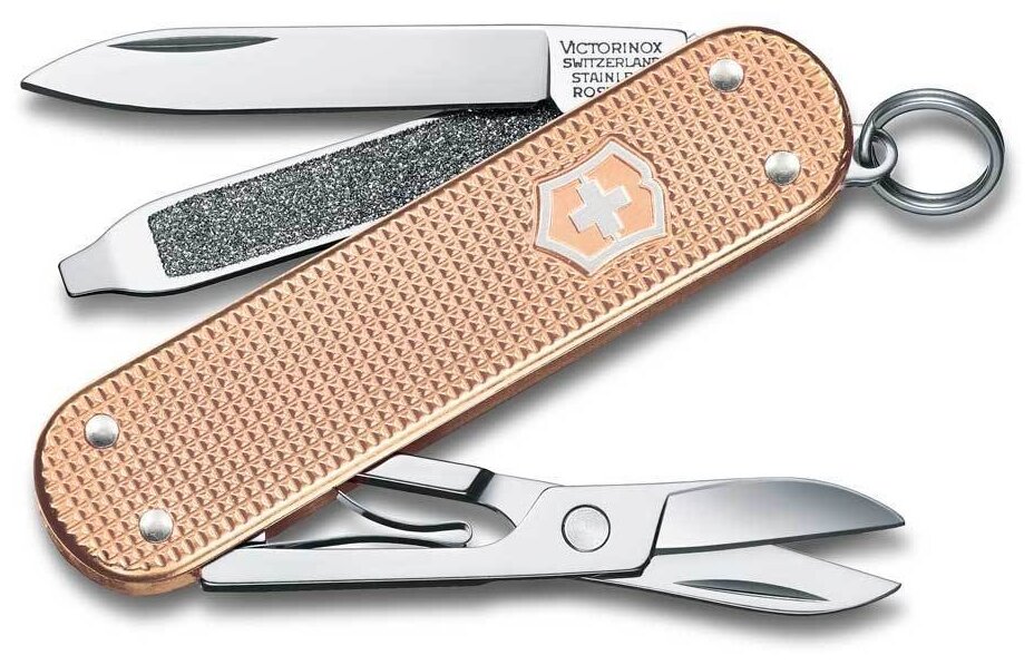 Нож перочинный Victorinox Classic Fresh Peach (0.6221.202G) 58мм 5функц. карт. коробка