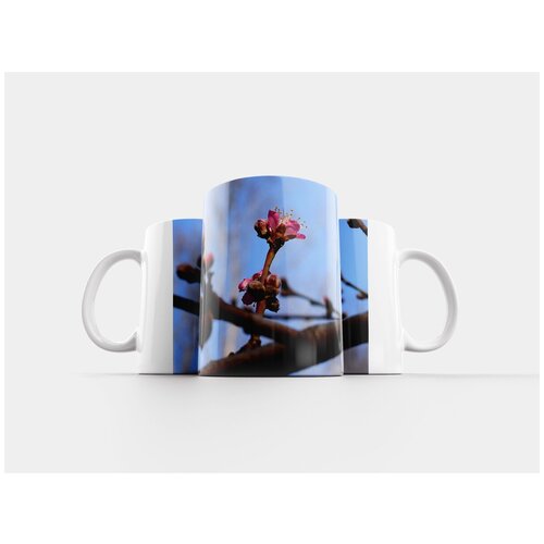 фото Кружка "откройте персика буд, персиковое дерево, бутон" 320 мл lotsprints