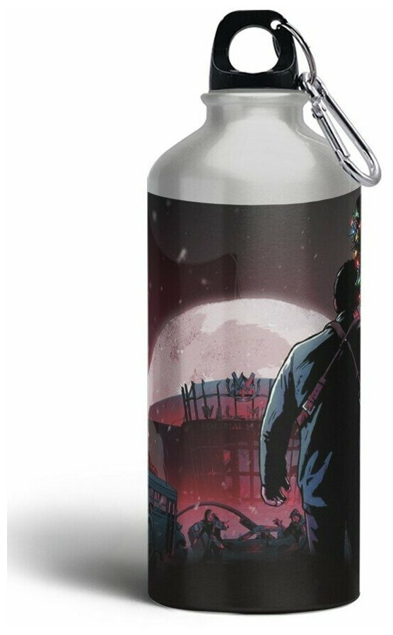 Бутылка спортивная/туристическая фляга игры Dead Rising 4 (ps3, ps4, ps5, Xbox, PC, Switch) - 6321