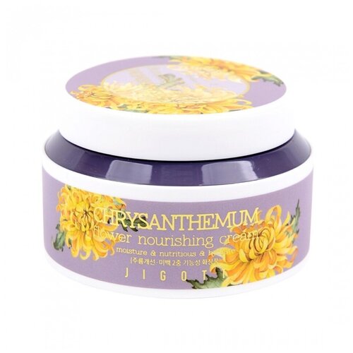 Крем для лица питательный с экстрактом хризантемы [Jigott] Chrysanthemum Flower Nourishing Cream