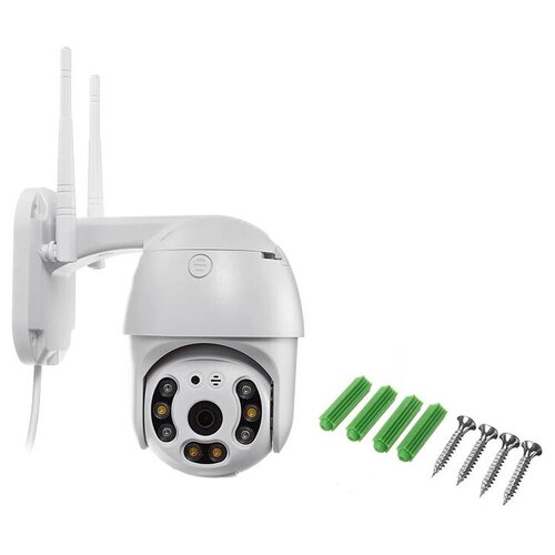 Уличная беспроводная ip-камера наблюдения WiFi smart camera 1080P WiFi smart camera 1080P с блоком питания карта памяти на 32ГБ 269900₽