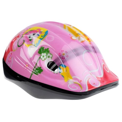 Шлем защитный детский OT-501, размер S, 52-54 см, цвет розовый, 1 шт.