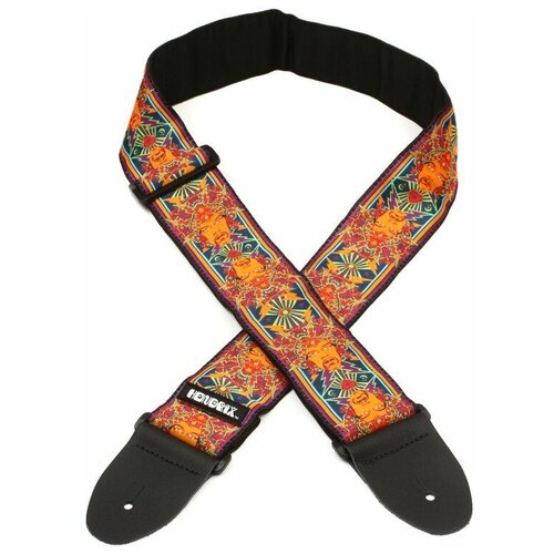 фото Ремень для гитары dunlop jh04 jimi hendrix poster strap