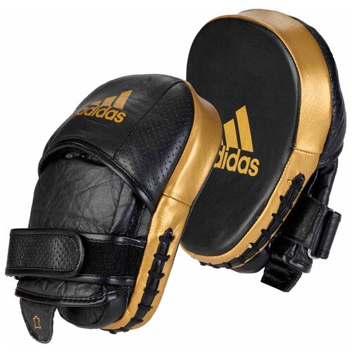 фото Лапы adistar pro speed focus pad черно-золотые 20 х 16 х 3 см adidas