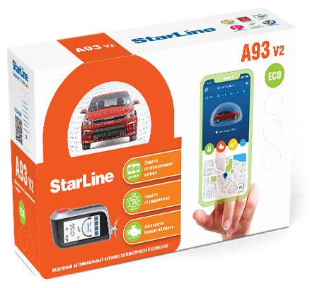 Противоугонная автосигнализация StarLine A93 ECO