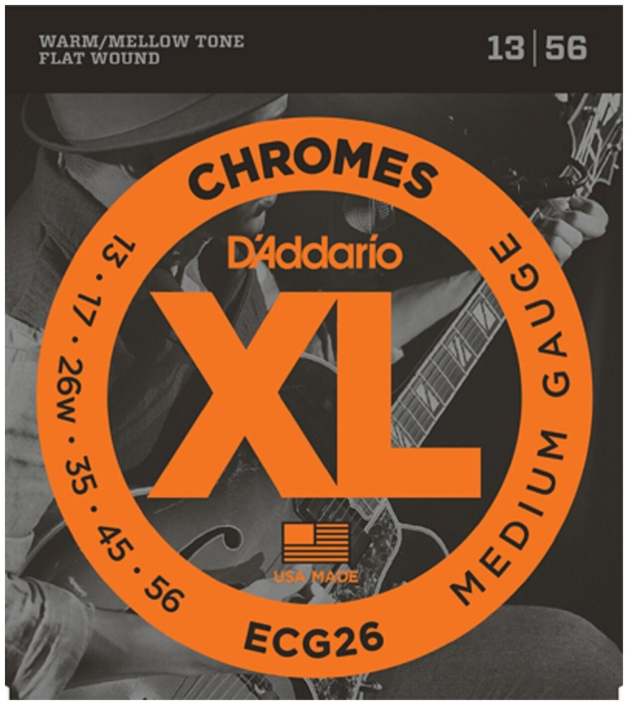 Комплект струн для электрогитары D'Addario ECG26