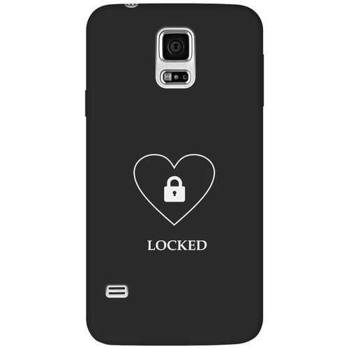 Матовый чехол Locked W для Samsung Galaxy S5 / Самсунг С5 с 3D эффектом черный матовый чехол boxing w для samsung galaxy s5 самсунг с5 с 3d эффектом черный