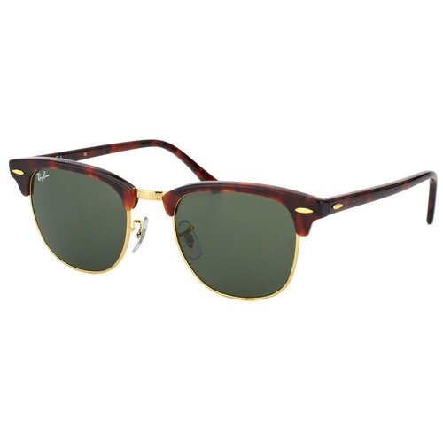 Солнцезащитные очки Ray-Ban, зеленый очки ray ban rb 3016 w0366 clubmaster
