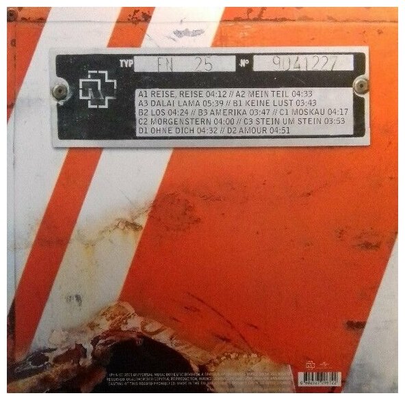 Винил Rammstein. Reise, Reise (2 LP) / новый, запечатан — купить в ...