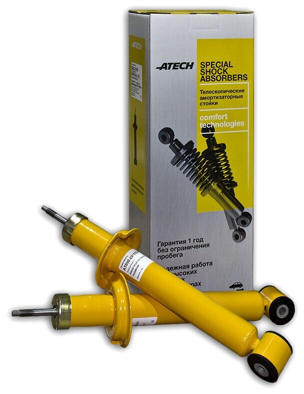 Амортизаторы задней подвески "ATECH" SPECIAL-OIL для ВАЗ 2190, 2191-2194, DATSUN mi-Do, on-Do (2 шт.) — фото 1