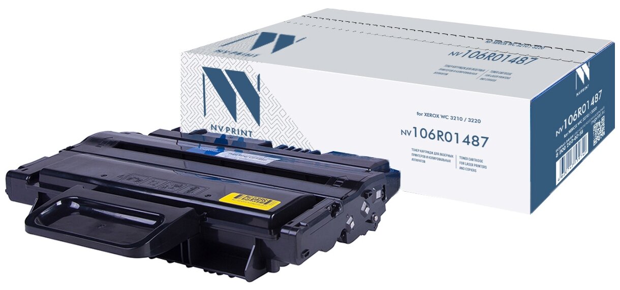 Картридж лазерный NV PRINT (NV-106R01487) для XEROX WC 3210/3220, ресурс 4100 стр (Нарушена упаковка.)