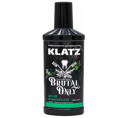 Ополаскиватель для полости рта Klatz Brutal Only Дикий можжевельник, 250 мл