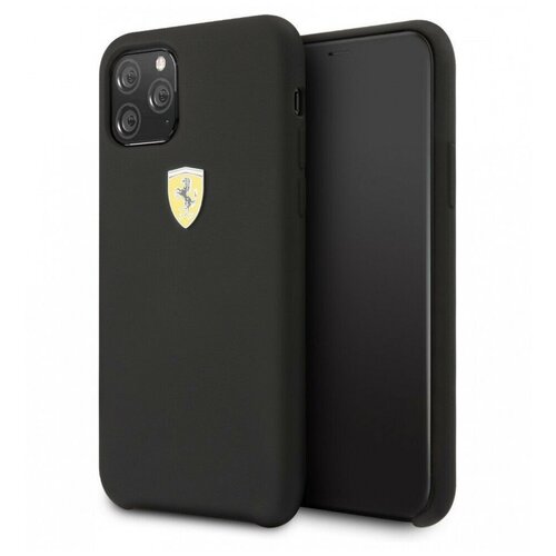 Чехол Ferrari для iPhone 11 Pro On-Track Silicone case Hard Black