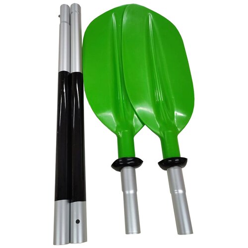 Весло для байдарки или пакрафта Stiory, 4 секции, 220 см зеленое весло для байдарки для каяка для пакрафта exped 4 х секционное 900 г 220 см зеленое