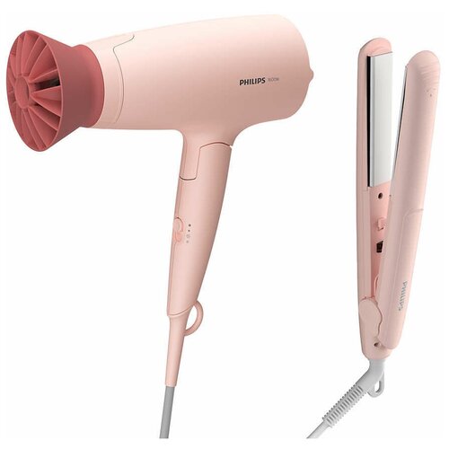 Набор для укладки Фенвыпрямитель PHILIPS BHP39800 розовый 250000₽